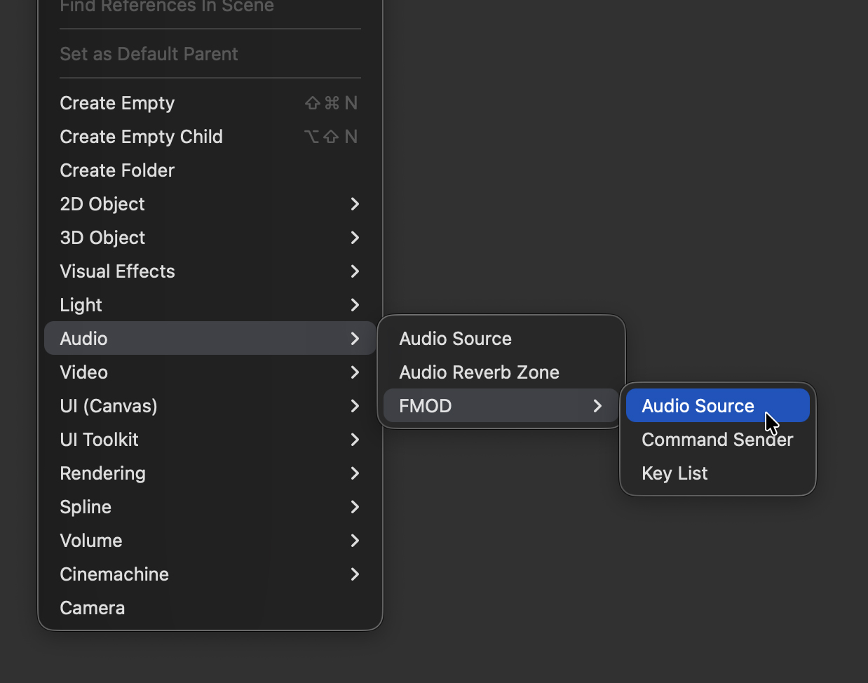Create Audio Source